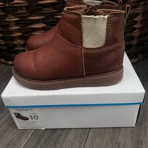 Carter's Toddler Chestnut Brown Side-Elastic Chelsea Boots
